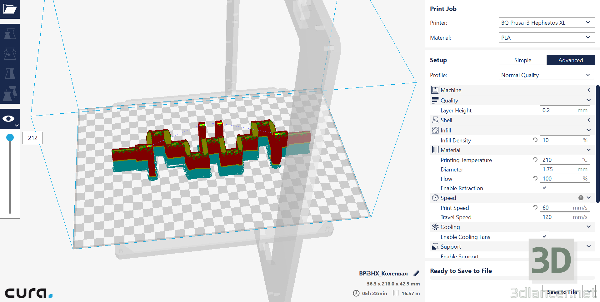 modello 3D di Albero motore comprare - rendering