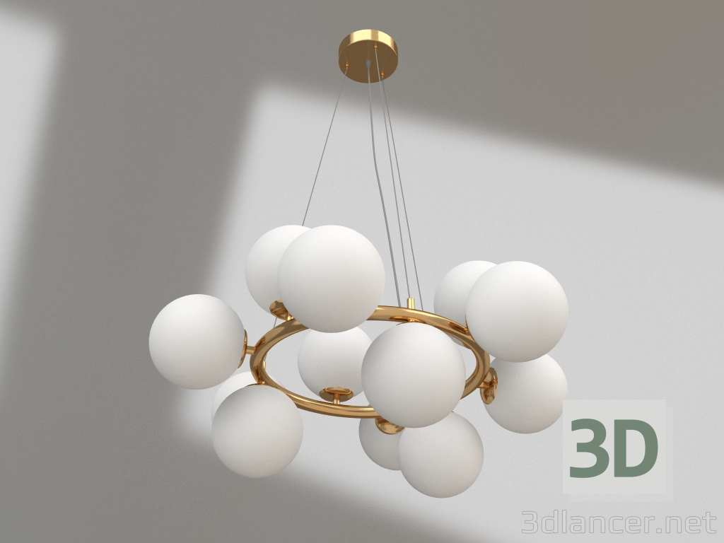 modèle 3D Lustre de Sid or (07508-12.33) - preview