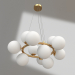 3d model Sid's chandelier gold (07508-12.33) - preview