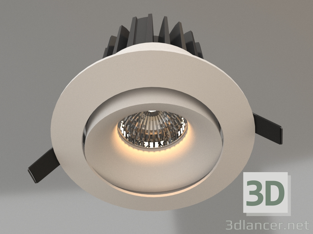 3d model Recessed luminaire (C0075) - preview