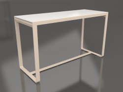 Барный стол 180 (White polyethylene, Sand)