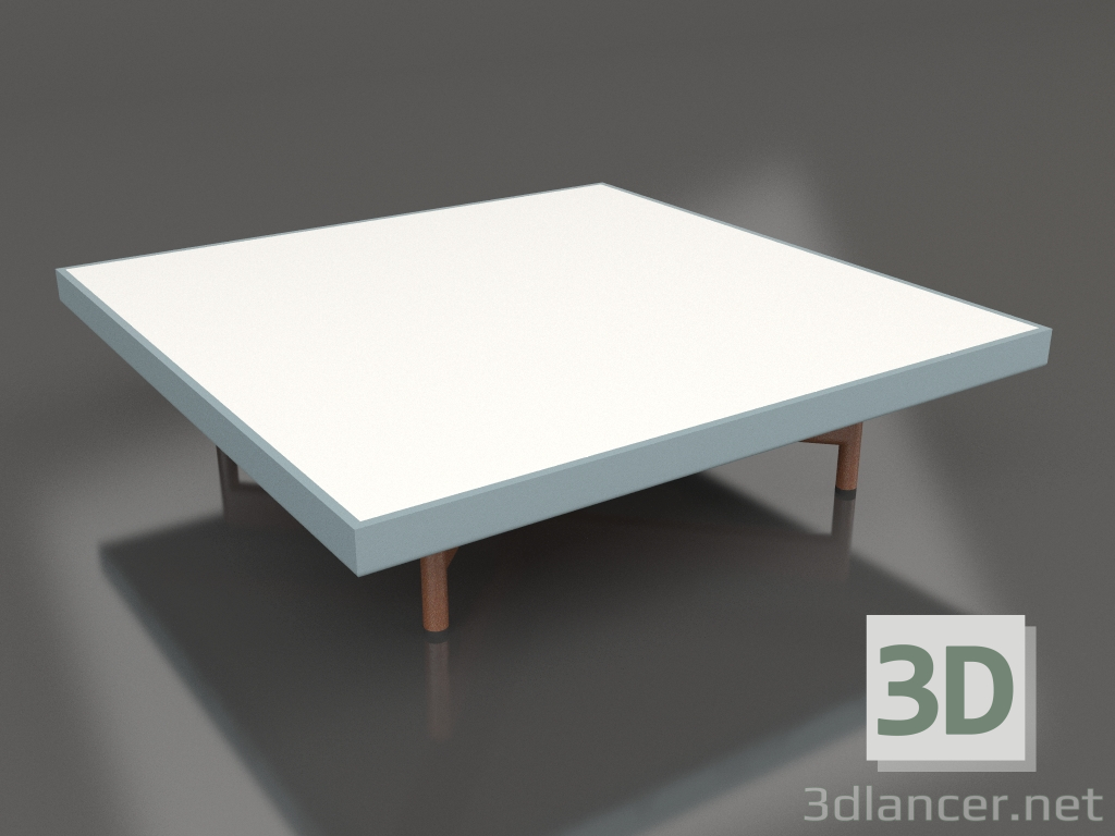 modello 3D Tavolino quadrato (grigio blu, DEKTON Zenith) - anteprima