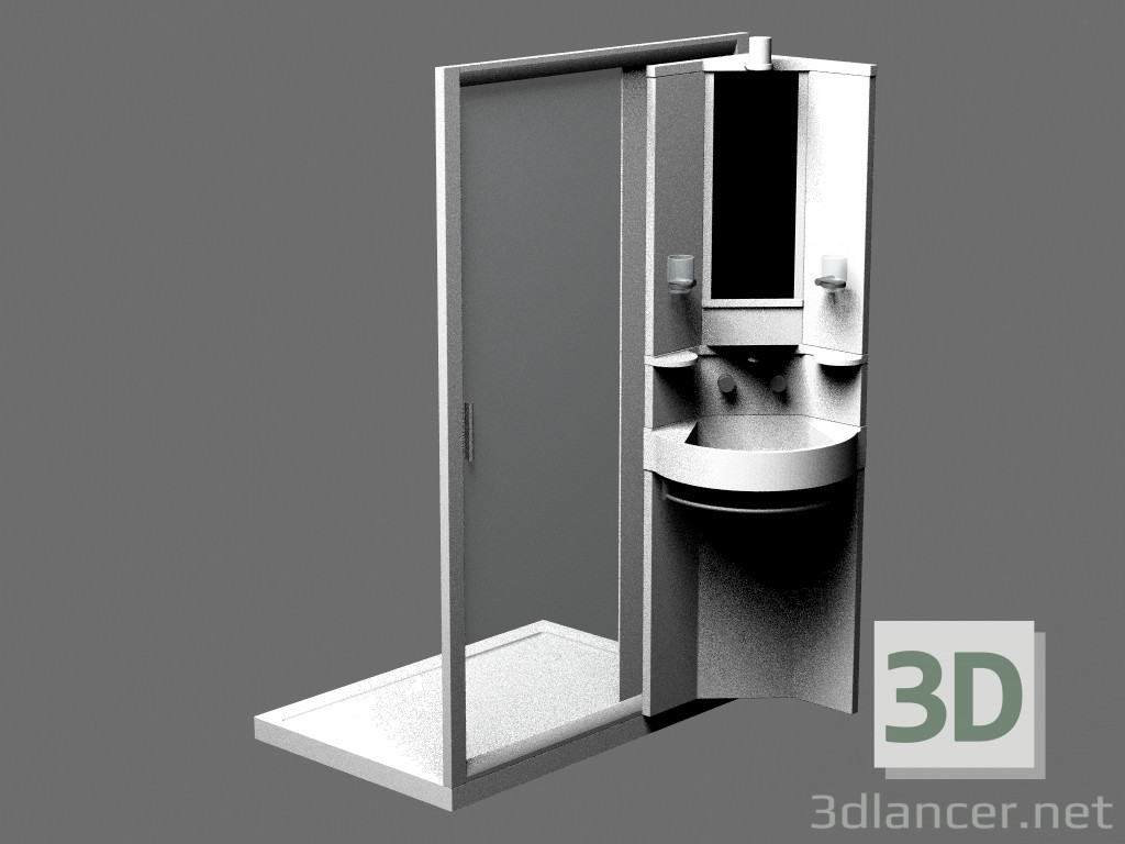 modèle 3D Colonne + RDP2 120 - preview