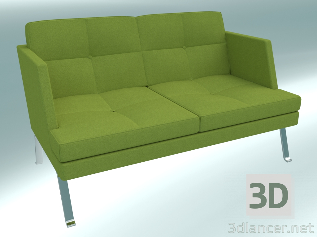 3d model Double sofa (21) - preview