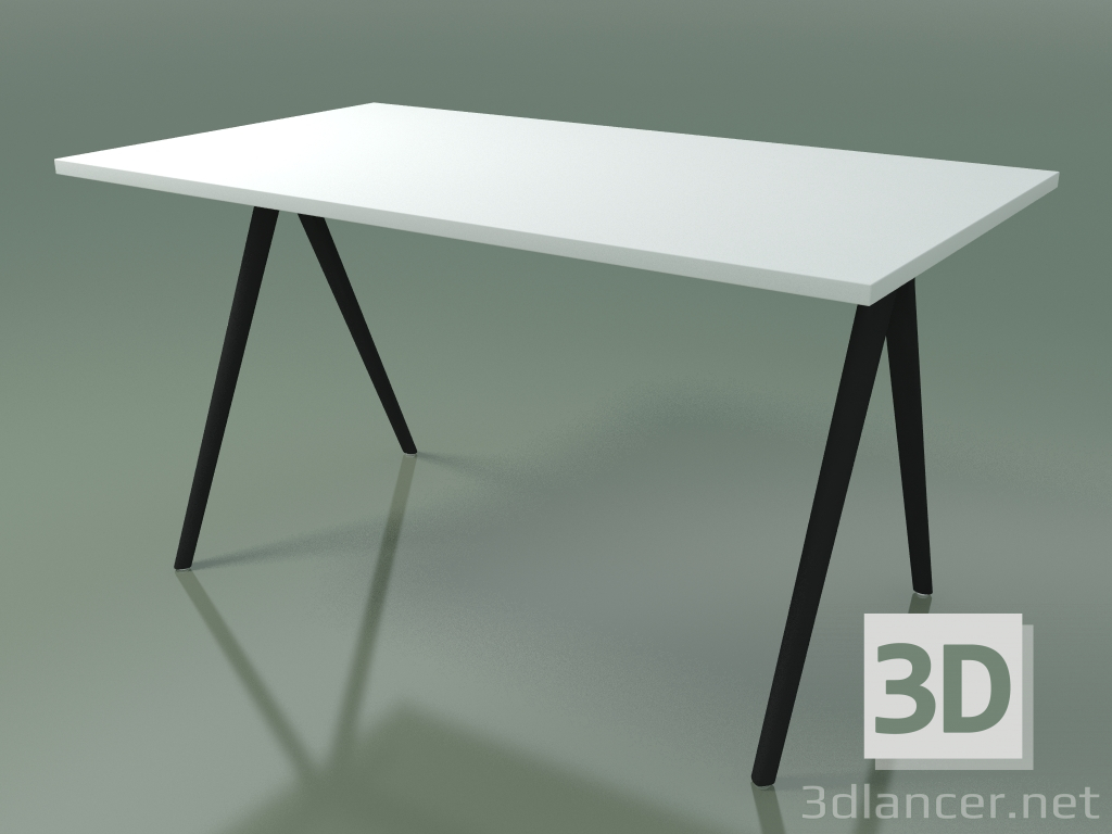 modello 3D Tavolo rettangolare 5401 (H 74 - 79x139 cm, melamina N01, V44) - anteprima