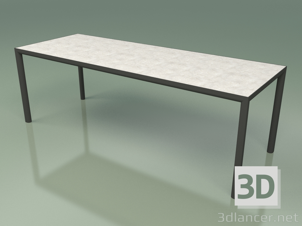 3d model Dining table 003 (Metal Smoke, Gres Clay) - preview