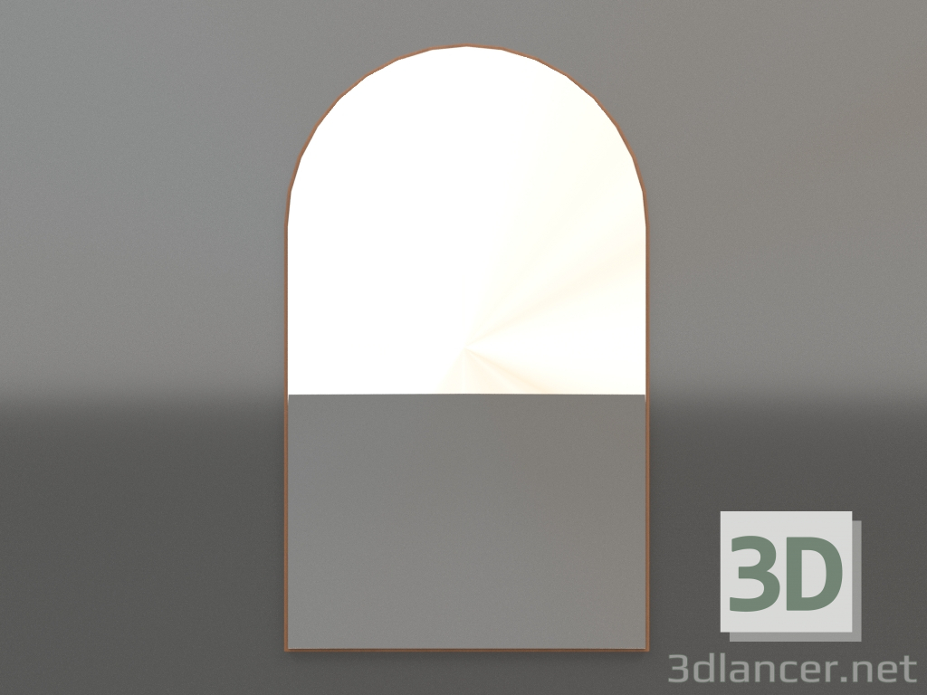modello 3D Specchio ZL 24 (450x750, rosso legno) - anteprima