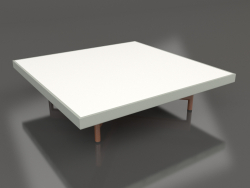 Square coffee table (Cement gray, DEKTON Zenith)