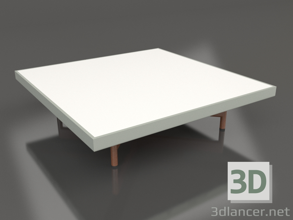Modelo 3d Mesa de centro quadrada (cinza cimento, DEKTON Zenith) - preview