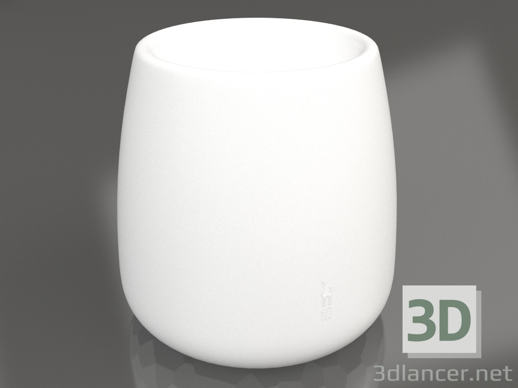 modèle 3D Pot de fleurs 1 (Blanc) - preview