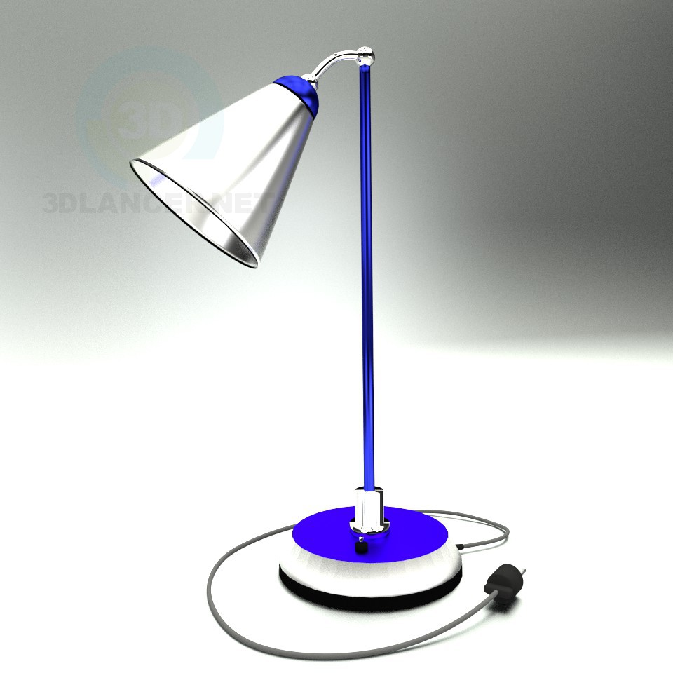 modèle 3D lampe de table - preview