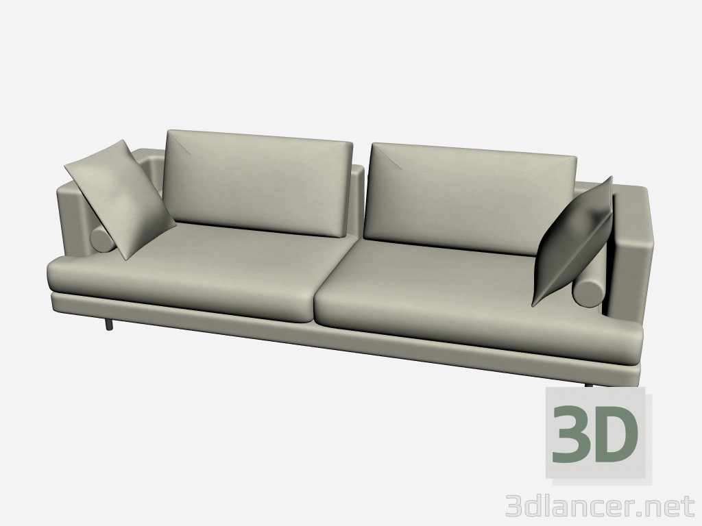 modèle 3D Ligne de canapé titulaires - preview