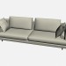 modèle 3D Ligne de canapé titulaires - preview