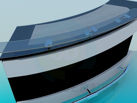 modelo 3D Recepcionista - escuchar modelo 3D Recepcionista - escuchar