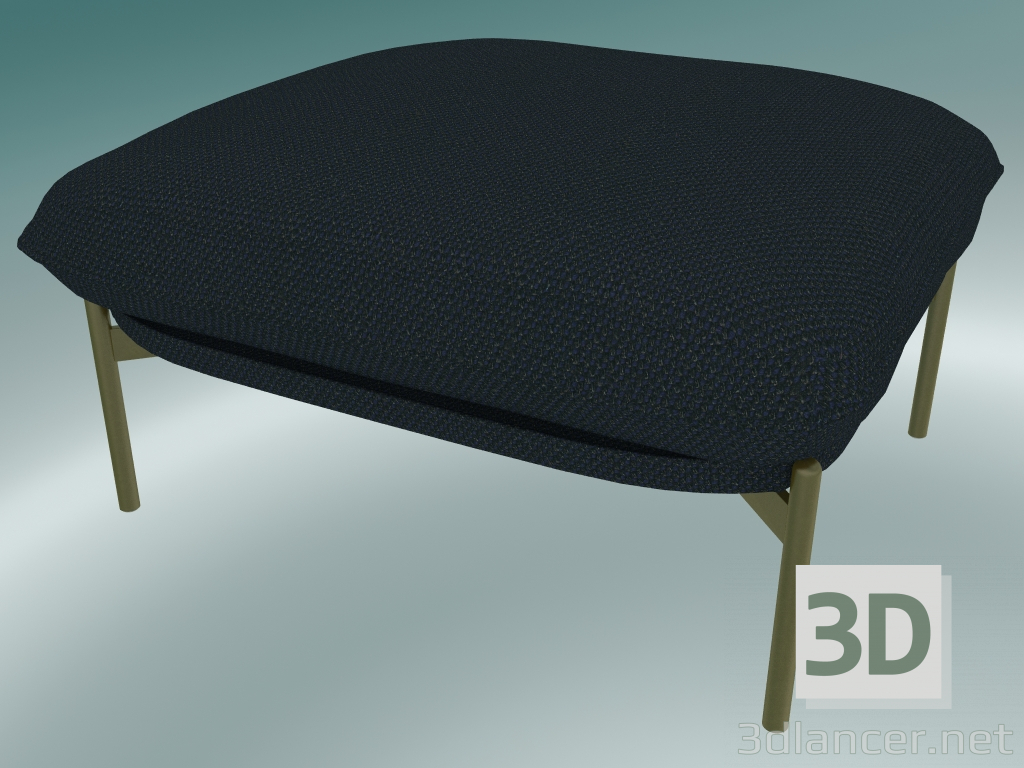 3D Modell Sitzpuff Wolke (LN4, 78x74 H 40cm, Bronzierte Beine, Sunniva 2 192) - Vorschau