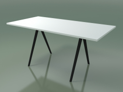 Table rectangulaire 5402 (H 74 - 79x159 cm, mélamine N01, V44)