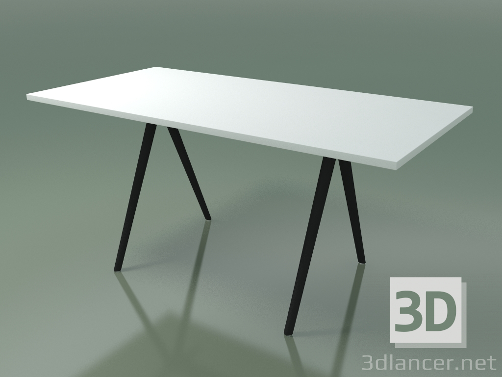 modello 3D Tavolo rettangolare 5402 (H 74 - 79x159 cm, melamina N01, V44) - anteprima