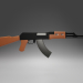 modèle 3D Fusil d'assaut AK-47 - preview