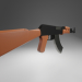 modello 3D Fucile d'assalto AK-47 - anteprima