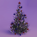 3d Christmas tree model buy - render