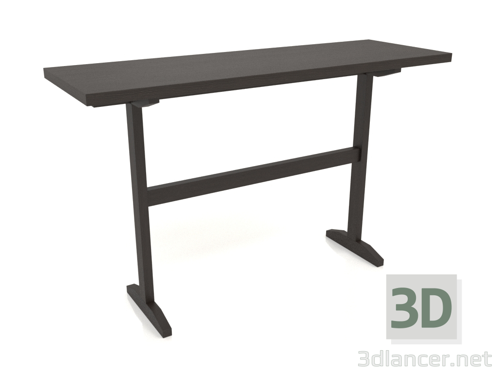 modèle 3D Table console KT 12 (1200x400x750, bois brun foncé) - preview