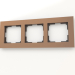 3d model Frame for 3 posts (brown aluminium) - preview