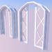 3D Modell Bogen und Türen - Vorschau