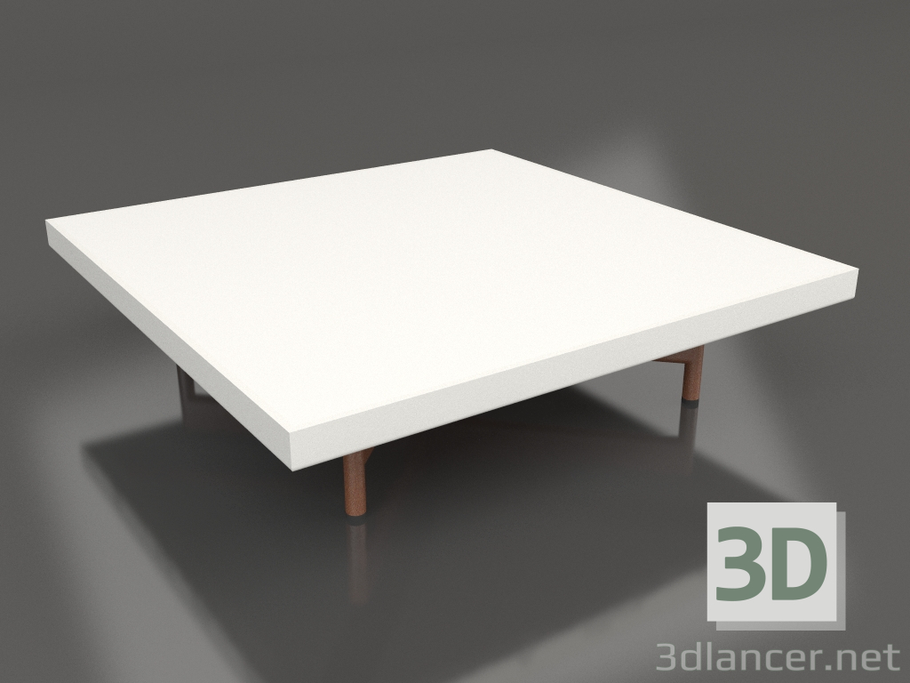 3d model Square coffee table (Agate gray, DEKTON Zenith) - preview