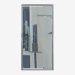 3d model Doors for a niche swing, glass graphite Zoom (KDZ 411D) - preview
