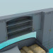 Modelo 3d Definido no quarto - preview