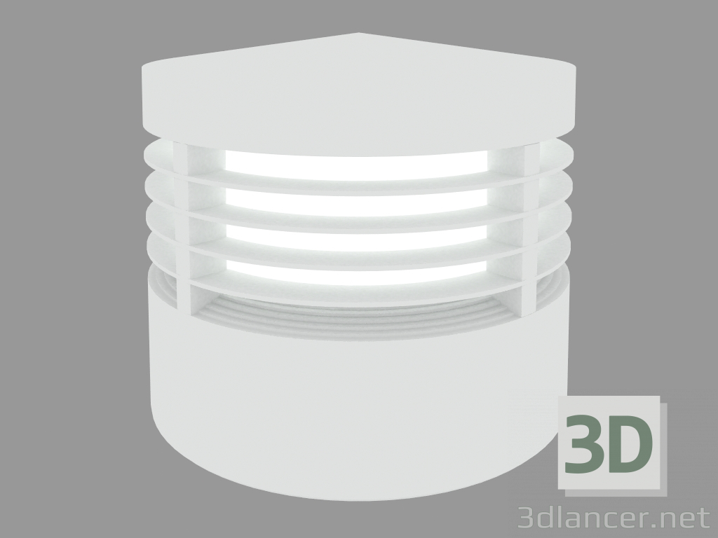modello 3D Postlight REEF CON GRIGLIA (S5277W) - anteprima
