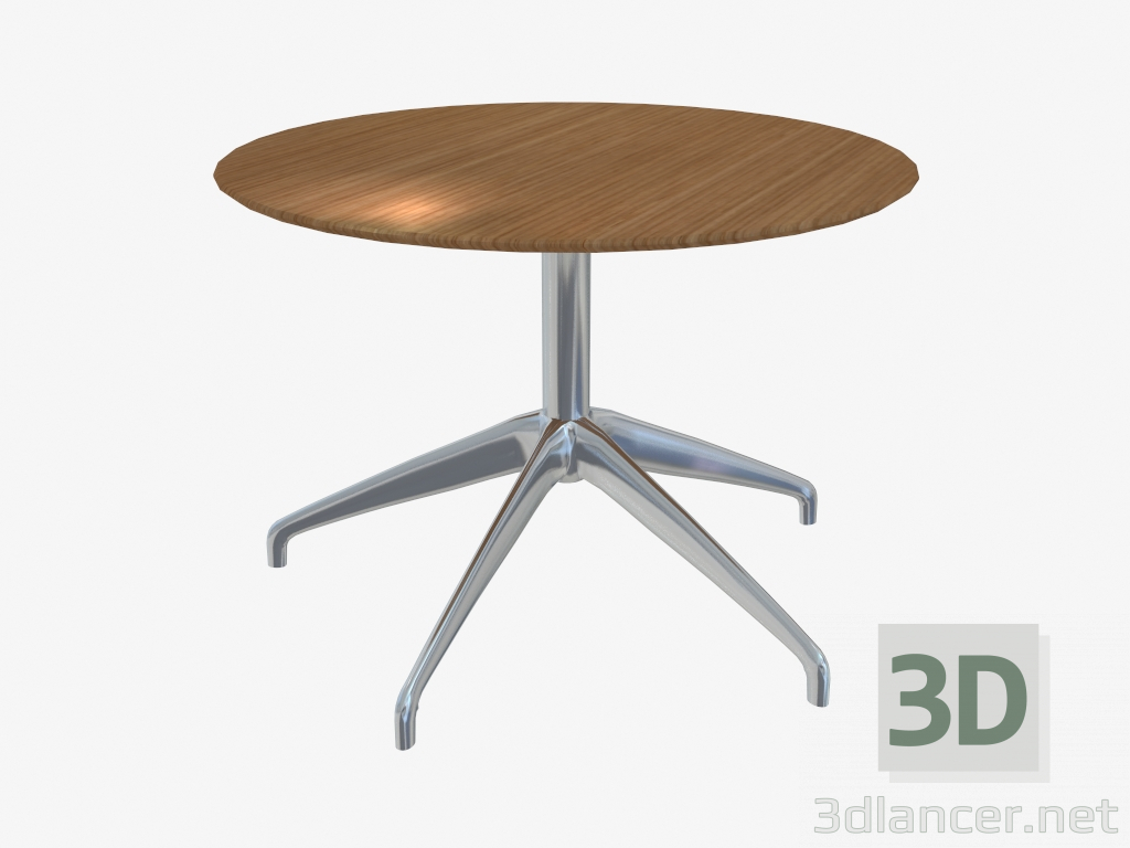 3d model Coffee table (oak 60x40) - preview