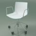 3D modeli Sandalye 0294 (5 tekerlekli, kolçaklı, döşemesiz, iki tonlu polipropilen) - önizleme