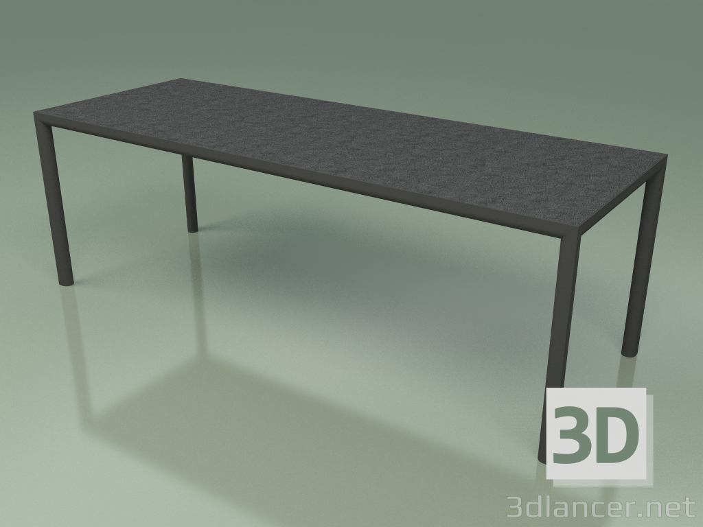 modello 3D Tavolo da pranzo 003 (Metal Smoke, Gres Graphite) - anteprima