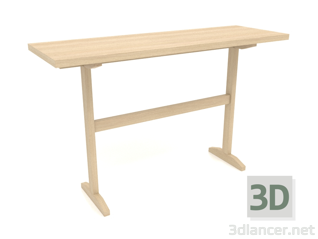 modèle 3D Table console KT 12 (1200x400x750, bois blanc) - preview