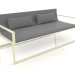 3D Modell 2-Sitzer-Sofa (Gold) - Vorschau