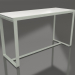 3d model Bar table 180 (White polyethylene, Cement gray) - preview