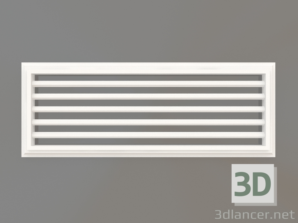 3d model Gypsum ventilation grilles VR 024 (120x320x14) - preview