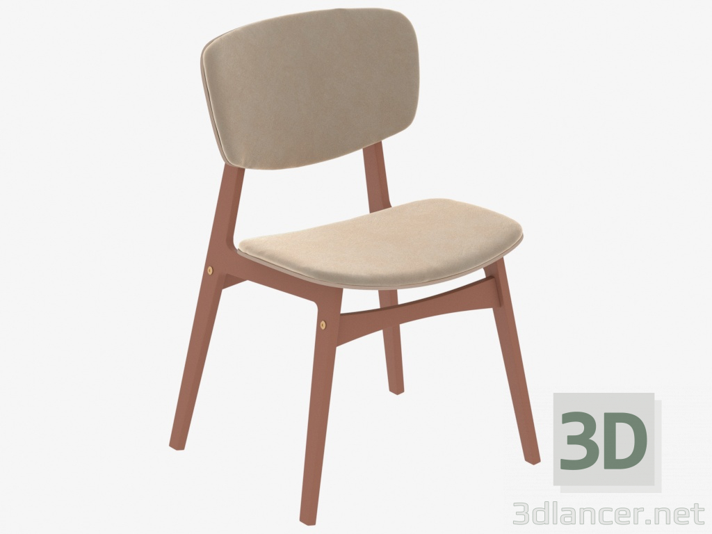3d model Upholstered chair SID (IDA009161002) - preview