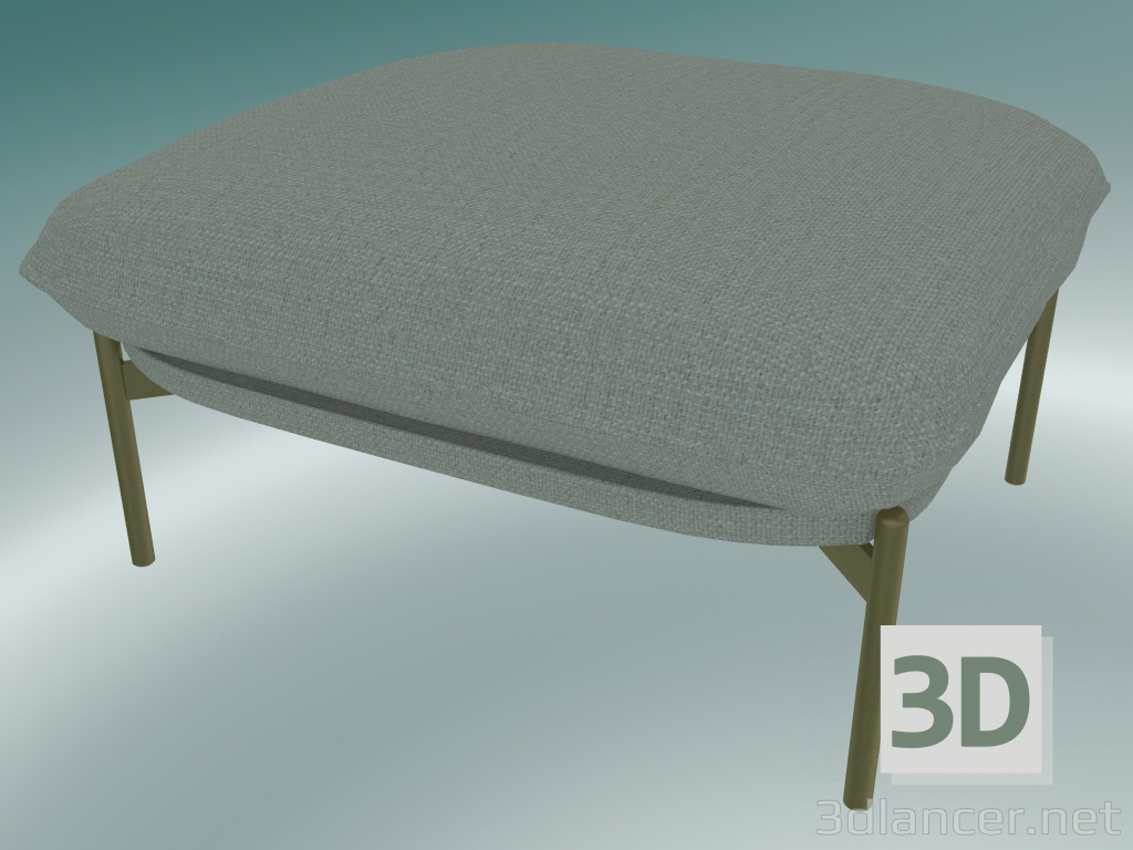 3D Modell Sitzpuff Wolke (LN4, 78x74 H 40cm, Bronzierte Beine, Sunniva 2 717) - Vorschau