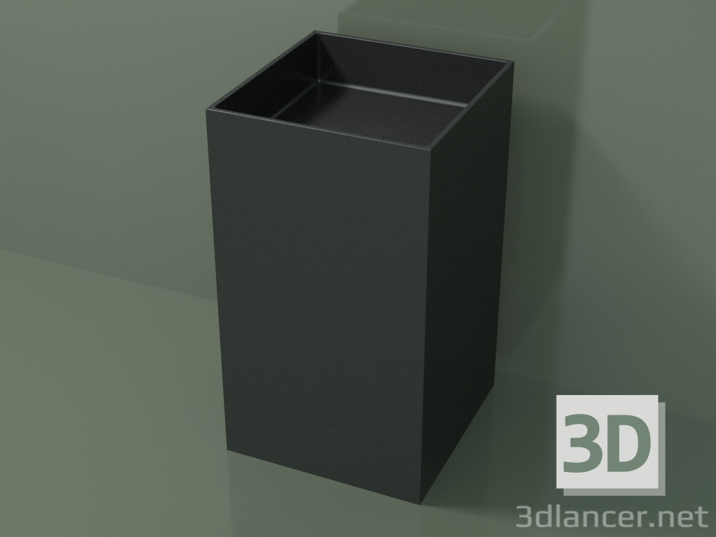 3d model Floor-standing washbasin (03UN26301, Deep Nocturne C38, L 48, P 50, H 85 cm) - preview