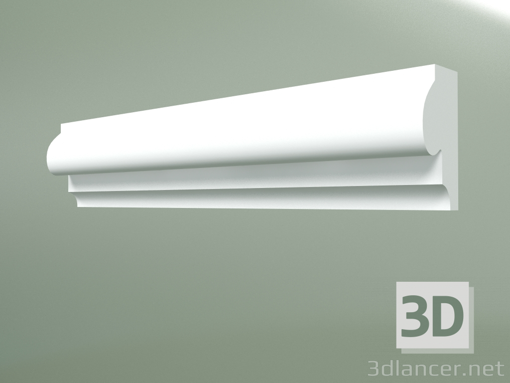modello 3D Modanatura in gesso MT228 - anteprima