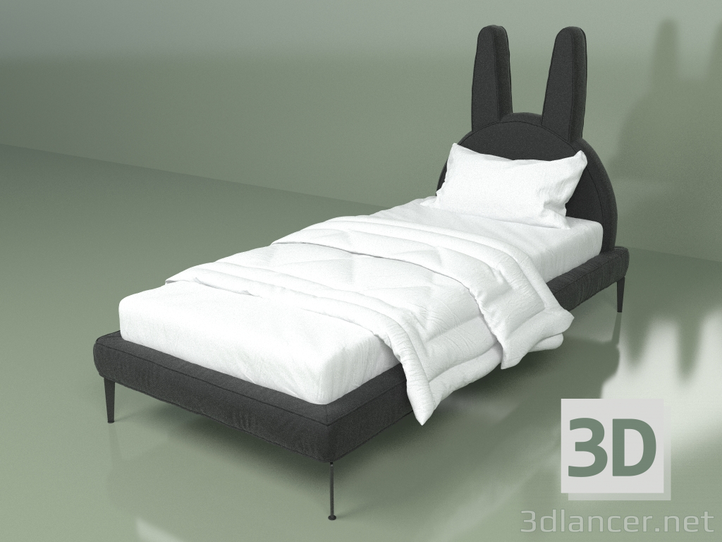 3d модель Ліжко Zaya 2000x900 – превью