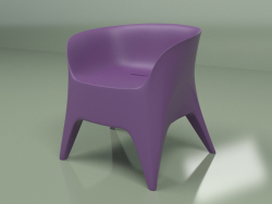 Armchair Obie Arm (Purple)