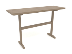 Table console KT 12 (1200x400x750, gris bois)