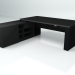 modello 3D Tavolo da lavoro Mito regolabile in altezza MITF27RL (2190x2080) - anteprima