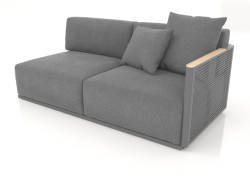 Módulo de sofá seção 1 direita (Antracite)