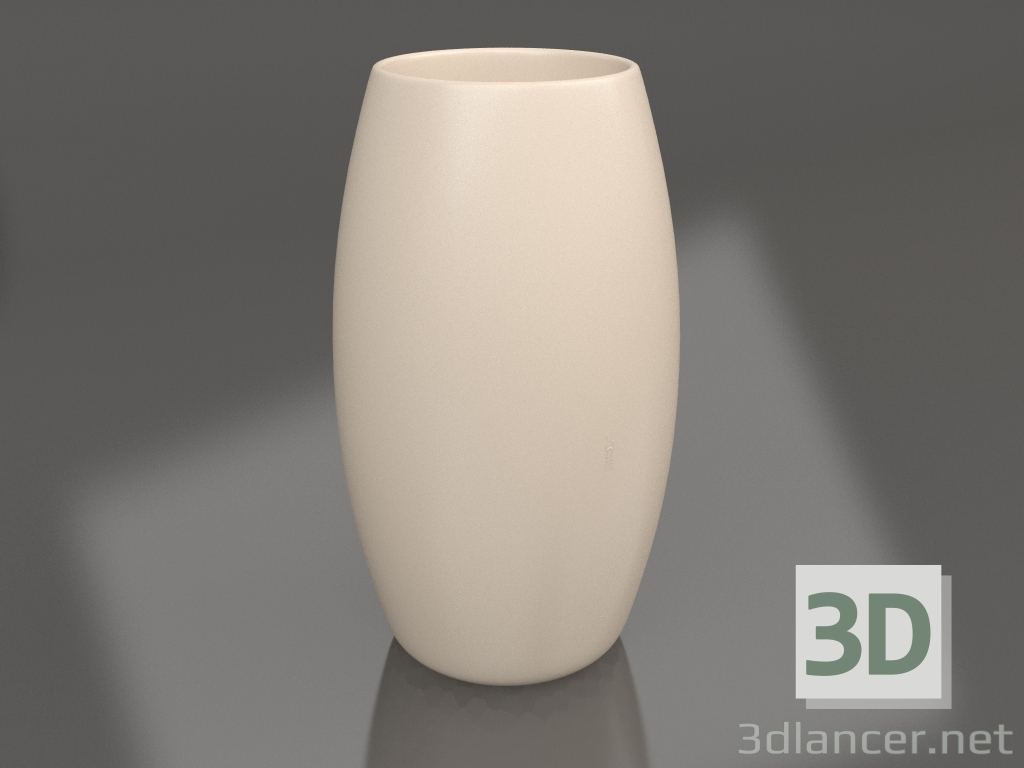3D Modell Blumentopf 2 (Sand) - Vorschau
