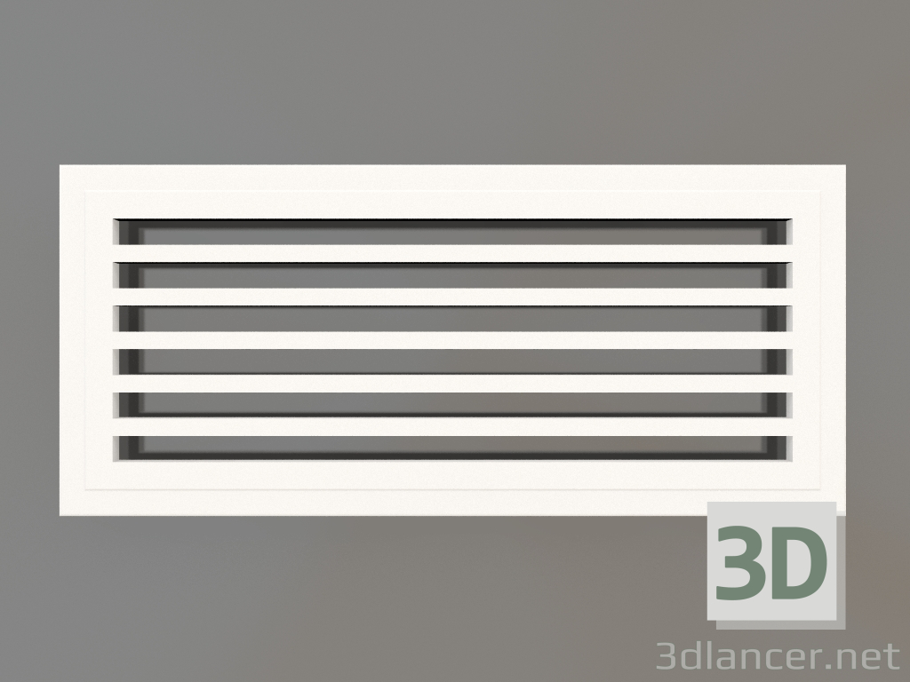 3d model Gypsum ventilation grills VR 026 (454x203) - preview