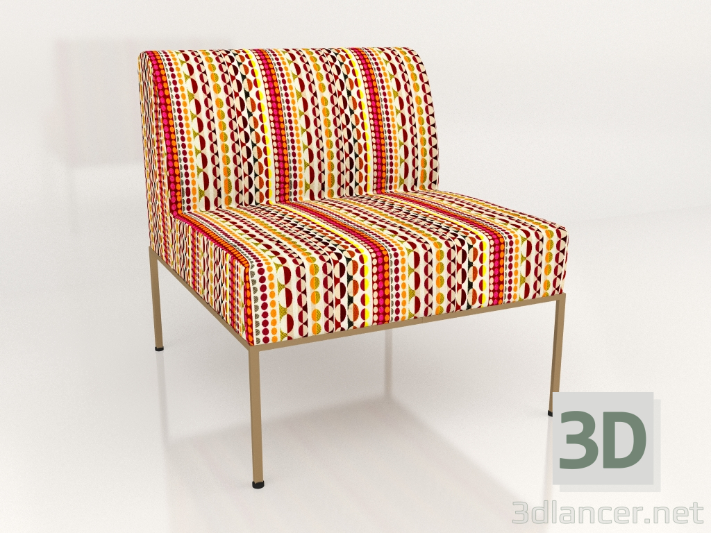 3d модель Кресло FM36-GLGRR – превью
